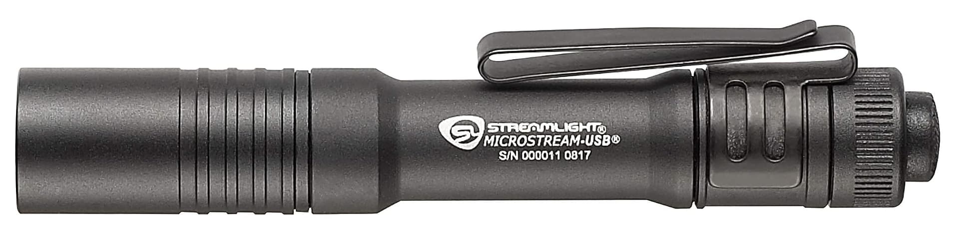 Streamlight 66604 MicroStream 250-Lumen EDC Ultra-Compact Flashlight with USB Rechargeable Battery, Box, Black thumbnail 2
