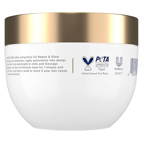 Dove Radical Recovery 10-in-1 Hair Mask 1ct UV Repair & Glow Deep recovery from 99% of UV hair damage with Melting Lumi-Beads 9.2 oz thumbnail 2