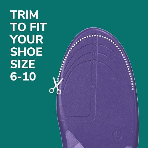 Dr. Scholl’s Prevent Pain Insoles for Women, Size 6-10, 1 Pair: The Only Proven Insole to Prevent Lower Body Pain - Arch Support Shoe Inserts for Women, Protect Against Lower Back, Knee and Foot Pain thumbnail 7