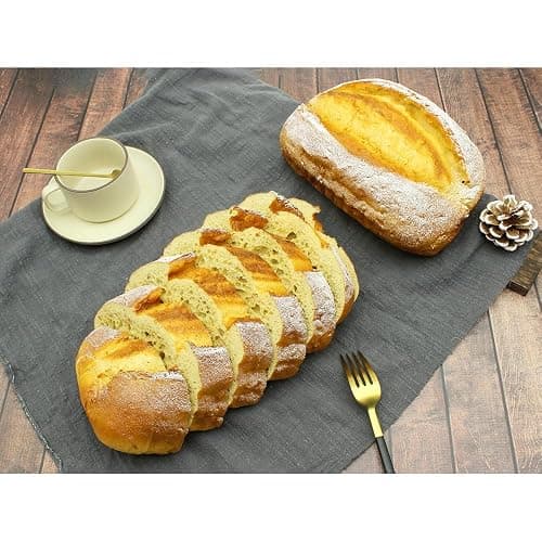 Shirfloral Fake Sliced Bread Artificial Realistic Fake Food for Display Home Kitchen Table Shop Window Decoration thumbnail 4
