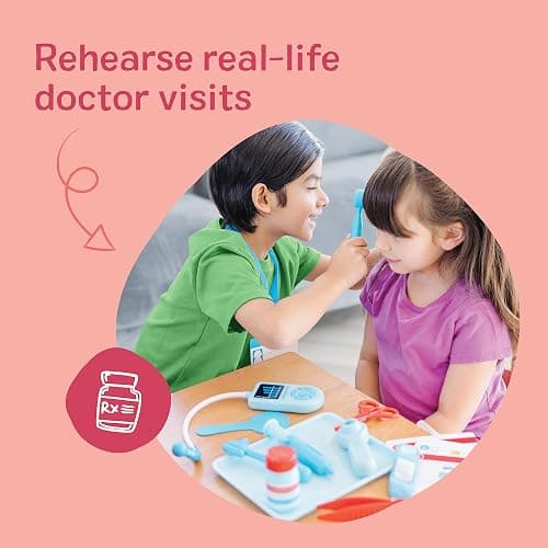 Melissa & Doug Get Well Doctor Kit, 25-Piece Toddler Doctor Play Set, Realistic Pretend Play Toys & Accessories, Preschool Toys for Girls & Boys Ages 3+ thumbnail 4