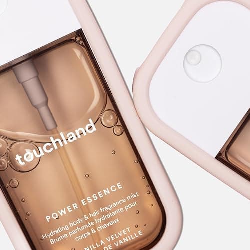 Touchland Body Mist Silicone Case with Keyring, 2 FL OZ - Rosy White thumbnail 3