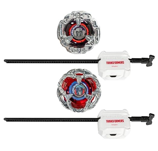 Beyblade X Transformers Collab Optimus Prime 4-60P vs. Megatron 4-80B Multipack Set with 2 Tops & 2 launchers; Battling Top Toys for 8 Year Old Boys & Girls (Amazon Exclusive) thumbnail 2