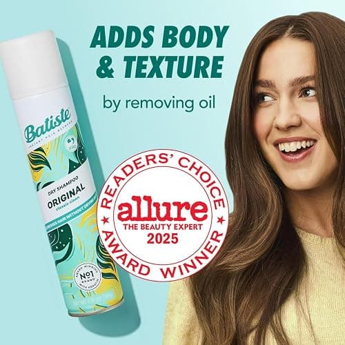 Batiste Original Dry Shampoo, Absorbs Oil & Grease, Classic Clean Scent, 3.81 oz. (Pack of 2) thumbnail 7