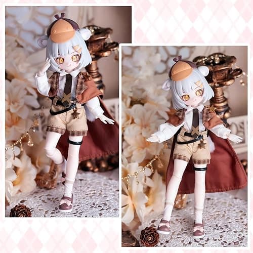 BJD Dolls BJD Blind Box 1/12 BJD Dolls 7" Ball Jointed Doll Dress Up Dolls Collectible Figures Gift for Party Birthday Ages 15 and Up PVC & ABS Costume Included, Vision Reconstruction thumbnail 11