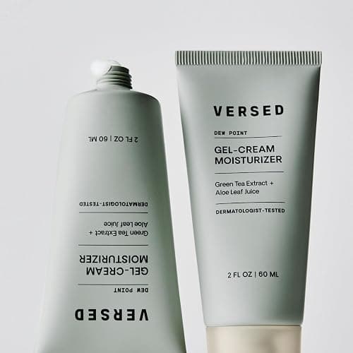 Versed Dew Point Gel Moisturizer For Face - Antioxidant-Rich Gel Cream with Green Tea Extract + Aloe Leaf Juice - Fast Absorbing, Non-Greasy Hybrid Facial Cream for Dry Skin, Vegan (2 fl oz) thumbnail 6