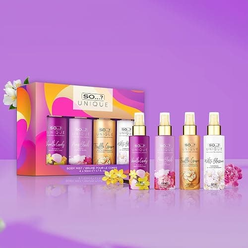 So…? Unique Body Mist Set - Perfumes for Women - Body Spray for Women - Vegan, Cruelty Free - Travel Size Gift Set - 650 to 1000 Sprays - 4 pcs thumbnail 8