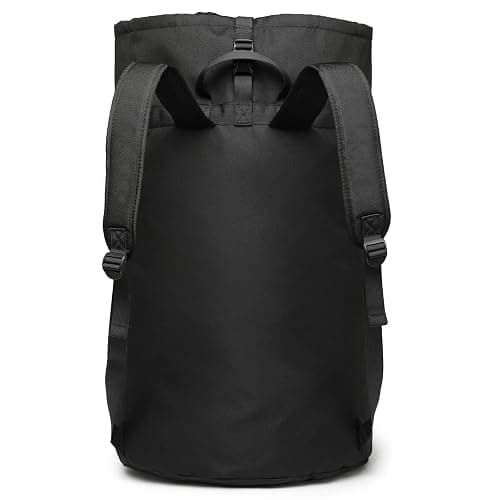 SUOVOCK laundry bag backpack,extra-large heavy duty laundry bags,laundry backpack for college students,drawstring closure (Black Laundry Backpack Bag) thumbnail 6