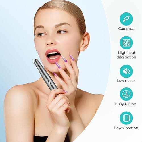COSLUS Electric Nail Drill File Professional: for Acrylic Gel Dip Powder Nails Portable Nail Drill Machine Kit Manicure Pedicure Tools Polishing Set with Nail Drill Bits Sanding Bands thumbnail 6