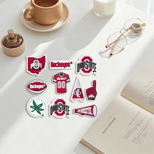 MATHARAGO 8 9 10 11 Pcs Shoe Charms for sports fans Decoration, Different Team Shoes Accessories for Boys Girls Kids Adults Women Men Party Favors Birthday Gifts thumbnail 4