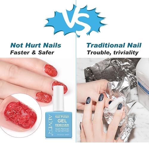 Nail Polish Remover, Magic Gel Nail Polish Remover Fast Remove Gel Nail Polish Within 2-3 Minutes, Quick & Easy Polish Remover, No Need For Foil, Soaking Or Wrapping thumbnail 5