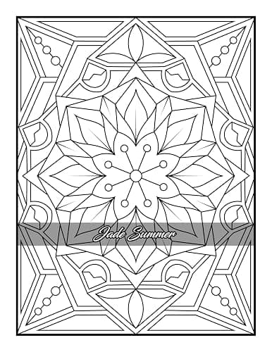 100 Amazing Patterns: An Adult Coloring Book with Fun, Easy, and Relaxing Coloring Pages thumbnail 87