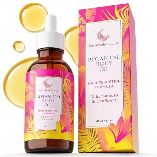 Caramela Beauty Cyperus Rotundus Oil, 60ml After-Shave and Post-Wax Moisturizer, Botanical Body Oil with Jojoba, Rosehip and Sweet Almond Oils for Silky Smooth Skin, All Skin Types - Image 1