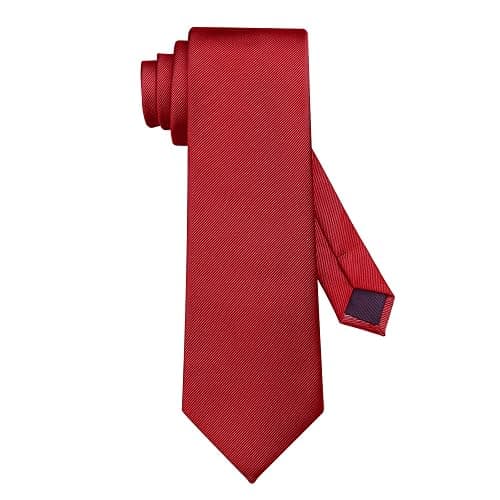DecTwig Men's Ties Solid Color Formal Necktie | 3.15 inch (8 cm) width, classic solid design for groomsmen, weddings, business meetings, formal events - Image 1