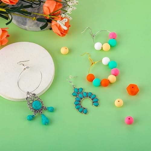 200PCS Earring Making Kit - Beading Hoop Finding, Open Hoops Bulk Wire for DIY Jewelry Craft Supplies - Teardrop and Round thumbnail 7