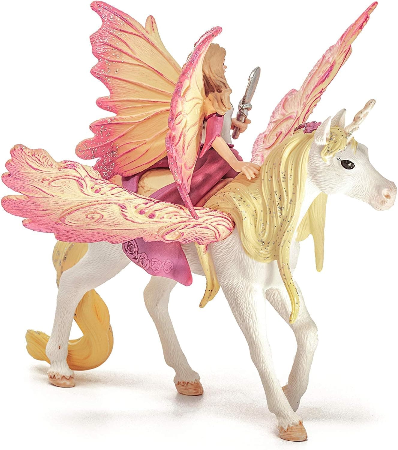 schleich BAYALA 70568 Pegasus Unicorn Feya Figure with Mirror and Magnet Gift for Girls and Boys Birthday Decoration and Collectible Figures from 5 Years | Set of 3 thumbnail 9