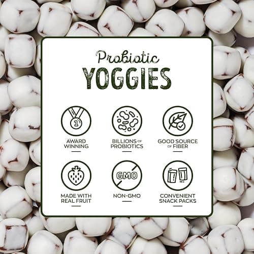 Nature's Garden Probiotic Strawberry Yoggies 21oz (30 x 0.7oz) Pack of 2 | Yogurt Covered Real Fruit Bites, High Fiber, Gluten Free, No Artificial Flavors and Colors, On-the-Go Snack for Adults & Kids thumbnail 4