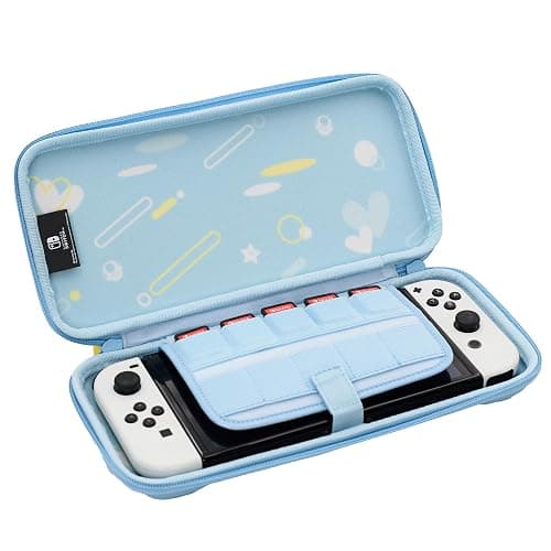 HORI Slim Tough Pouch (City Pop Peach) Carrying Case for Nintendo Switch - Officially Licensed by Nintendo thumbnail 5