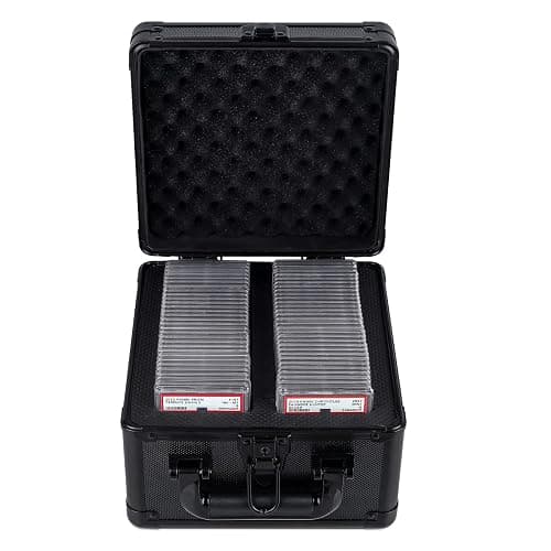KAGSWAMO Graded Card Storage Box, PSA Slab Card Case for Graded Cards Sports Cards, Baseball Trading Card Case Holder Fits PSA, CSG, BGS and Top Loaders - Image 1