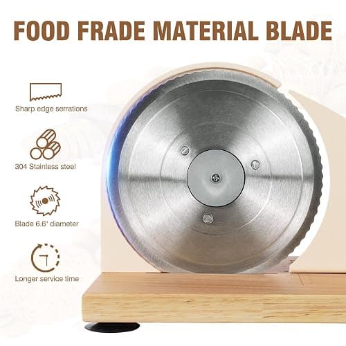 vanerepok Manual Bread Slicer for Homemade Sourdough Bread Versatile Hand Crank Bread Slicer for Sourdough Crusty Bread Etc Stainless Steel Slicers Adjustable Width for Homemade & Commercial Use thumbnail 5