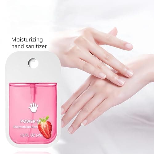 GKOKG Hand Sanitizer Spray, Portable Power Mist Hydrating Hand Sanitizers Spray Travel Size, Pocket Hand Sanitizer Multi-Flavor Cleanses Your Hands thumbnail 4