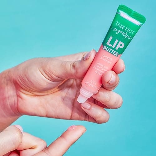 Tree Hut Sugarlips Lip Butter Trio, Original, Watermelon & Strawberry Lip Butters, Hydrating & Moisturizing Lip Care Set, Smooth & Nourish Lips, Perfect Holiday Gift & Stocking Stuffer, 0.52 fl oz thumbnail 5