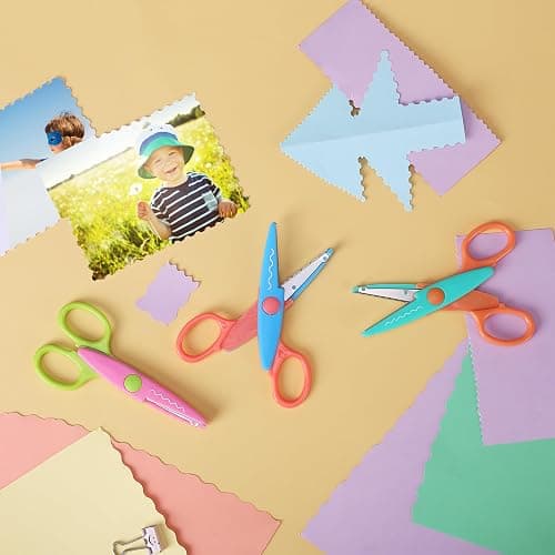 Mr. Pen- Craft Scissors Decorative Edge, 6 Pack, Zig Zag Scissors for Crafting thumbnail 2