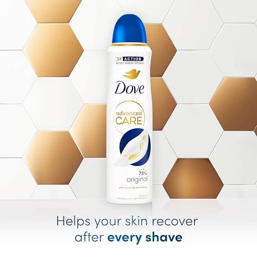 Dove Advanced Care Original Women's Antiperspirant Deodorant Spray for 72 hour protection against sweat and odour with Pro-Ceramide technology 200 ml thumbnail 7
