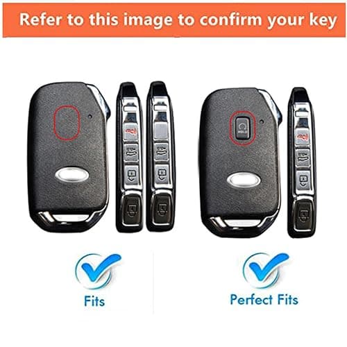 TAPAYICA for Kia Key Fob Cover TPU Shell Keychain Fit for Kia Ceed Cerato Forte NIRO Seltos Sorento Soul Sportage Telluride (Pink) thumbnail 2