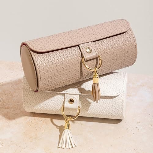 Vlando Viaggio Small Jewelry Case Box, Travel Essential Accessories for Women, Gifts for Travelers Couples Mom Friends, Bridesmaid thumbnail 5