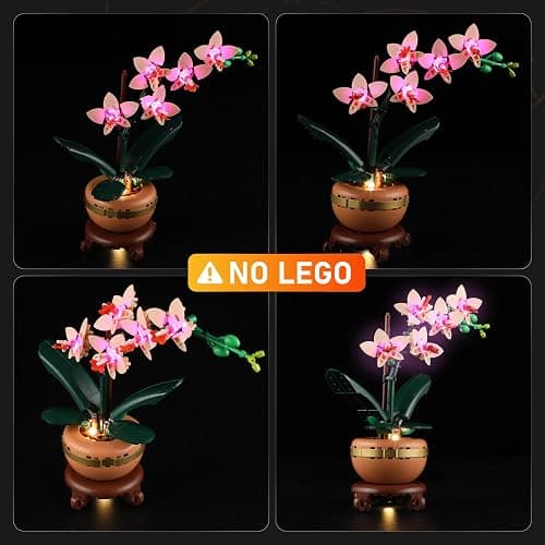 LIGHTAILING Licht-Set Für Lego-10343 Mini-Orchidee - Led-Beleuchtungsset Kompatibel Mit Lego Bausteinen Modell - Modell Set Nicht Enthalten thumbnail 4