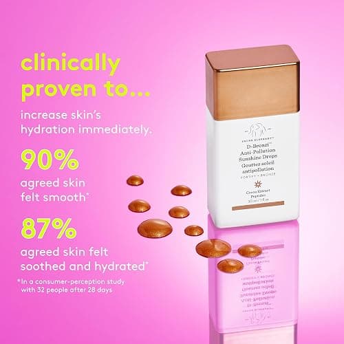 D-Bronzi Anti Pollution Sunshine Drops by Drunk Elephant for Women - 1 oz Drops thumbnail 3