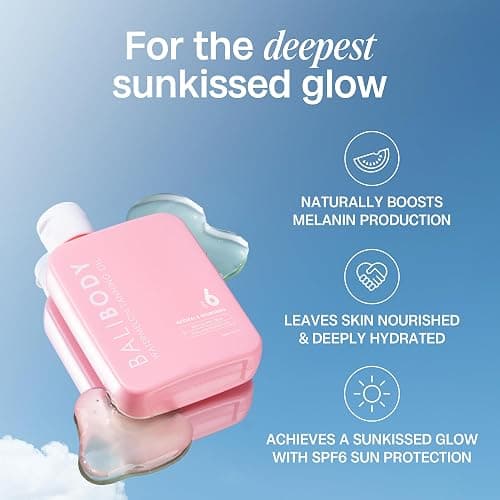 Bali Body Watermelon Tanning Oil SPF 6 | Infused with Natural Oil | Fruity Scent Summer Essential for Golden Deep Glow | Vegan, Cruelty Free (100ml/3.4 fl oz) thumbnail 4