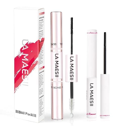 Lash Bond and Seal Waterproof Lash Remover Lash Cluster Glue for Eyelash Clusters DIY Lash Extension Kit at Home Pack 2 - Image 1
