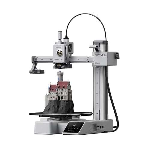 Bambu Lab A1 Mini 3D Printer, Support Multi-Color 3D Printing, Set Up in 20 Mins, High Speed & Precision, Full-Auto Calibration & Active Flow Rate Compensation, ≤48 dB Quiet FDM 3D Printers - Image 1