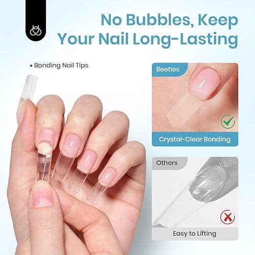 Beetles Tipex Nail Glue 20g Solid Nail Glue Gel Super Strong for Tipex Nail Tips Soak Off U V No Hand-Hold Needed Professional Beginner-Friendly 28+ Days Lasting thumbnail 6