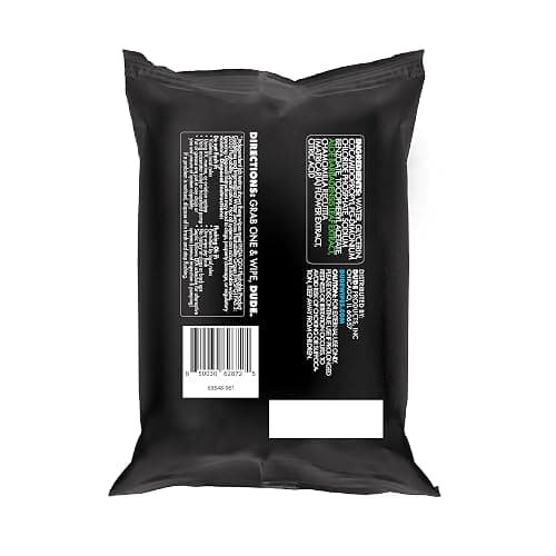 DUDE Wipes Unscented Travel Wipes - 1 pack (18 Count) - Extra-Large Adult Flushable Wipes for Sensitive Skin - Infused with Vitamin E and Aloe - Septic and Sewer Safe thumbnail 8