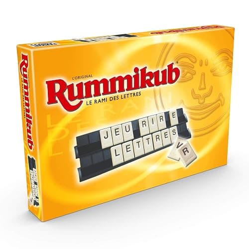Hasbro Gaming Rummikub Lettres, Jeu de Stratégie et de Logique pour Adultes et Ados, Jeux de Société pour Composer des Mots, dès 12 Ans pour améliorer Son Vocabulaire thumbnail 4