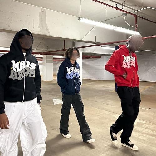 Y2K Hoodie Women Men Zip Up Grunge Aesthetic Hoodies Casual Vintage Oversized Pullover Sweatshirt Harajuku Jacket thumbnail 5