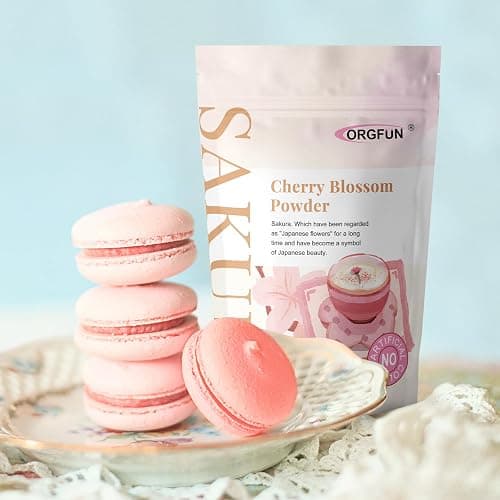 ORGFUN Original Sakura Powder Using 100% Spring Season Cherry Blossom No Additives Gluten Free Made in Japan Perfect for Sakura Latte, Drinks 3.52 Ounce thumbnail 6