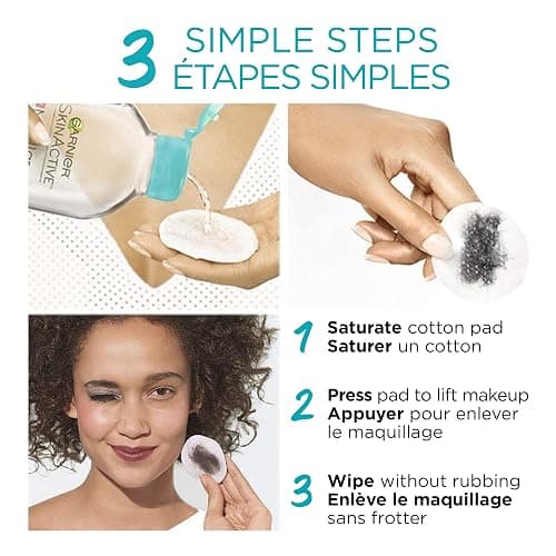Garnier SkinActive Micellar Cleansing Water, For Waterproof Makeup, 3.4 Fl Oz thumbnail 7