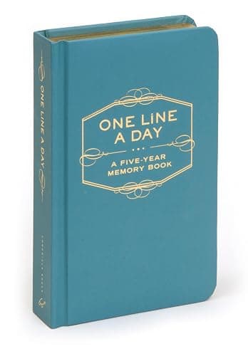 One Line A Day: A Five-Year Memory Book (5 Year Journal, Daily Journal, Yearly Journal, Memory Journal) - Image 1