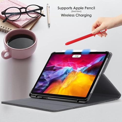 Ultra Thin Silicone Skin Cover Compatible with Apple Pencil 2nd Gen, Protective Silicone Case for iPad Pro 11 12.9 inch 2018 Pencil Case Shockproof Soft Silicone Sleeve(Matcha Green) thumbnail 4