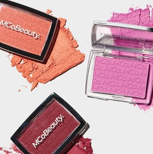 MCoBeauty - Glow Up pH Powder Blush - Silky Finish With Soft Matte Texture Blusher Powder - Vivi Pink Shade - Face Make-up With Blendable Formula For Everyday Use thumbnail 3
