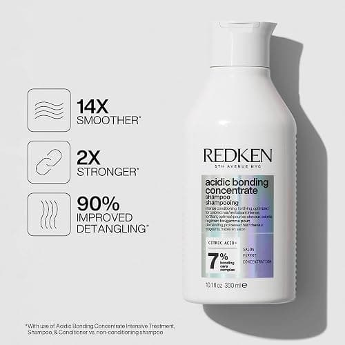 REDKEN Shampoo and Conditioner Set for Damaged Hair Repair | Acidic Bonding Concentrate | All Hair Types thumbnail 2