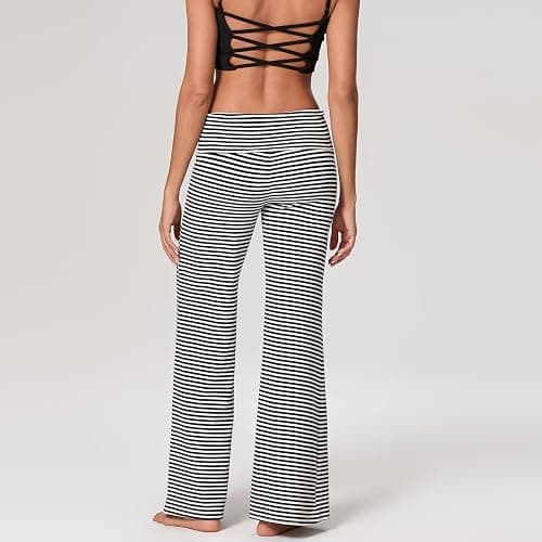 Keliholiyu Fold Over Leggings Women Y2K Lounge Yoga Sweatpants thumbnail 6
