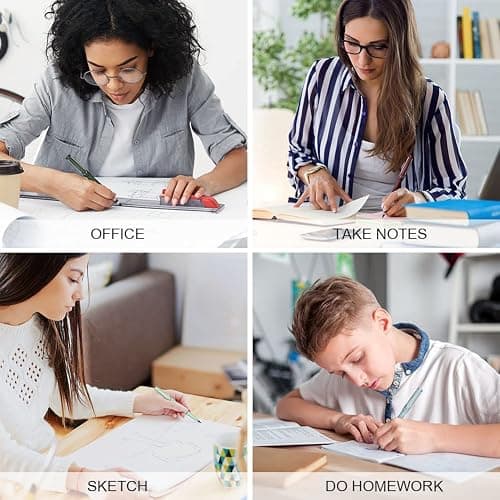 Ainiv Inkless Pencil with Eraser, 5 Sets Infinity Pencil Everlasting Pencil, Reusable Infinite Pencil with Extra 5 Eraser & 5 Replaceable Nibs, Endless Pencil for Home Office School Writing Drawing thumbnail 8