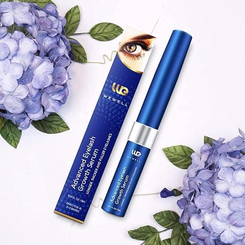 Wewell Eyelash Growth Serum,Brow Lash Growth Serum, Natural Brow Lash Enhancer.Thicker Natural Longer Lift Eyelashes Enhancer Rapid Lash Growth,Nourish Damaged Lashes thumbnail 7