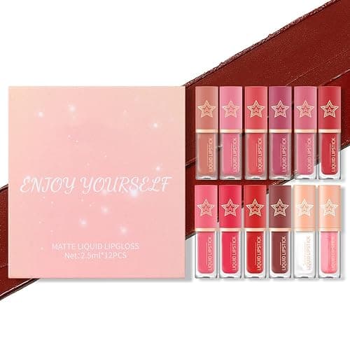 Lip Gloss for Kids Girls 8 Years Old 2.5ml X 12 Shades Set Lipstick For Beautiful And Long Lasting Makeup Non Sticky And Non Fading Moisturizing Lip And Cheek Tint Lip Gloss Girls Teenager thumbnail 5