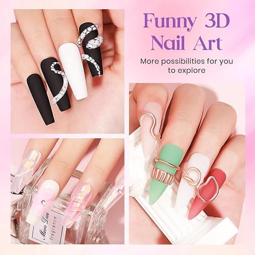 MIZHSE Solid Builder Gel for Nails, 60g Large Capacity Clear Hard Gel for Nails 3D Sculpting Gel Non-Sticky Hand Carving Gel U V/LED Nail Extension Gel with 3D Silicone Mold Nail Art Salon Home DIY - A-60g Clear Solid Builder Gel thumbnail 6